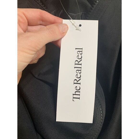 Fendi Authentic Vintage 90’s Solid Black Zip Up Long Sleeve Windbreaker Jacket - Picture 7 of 7